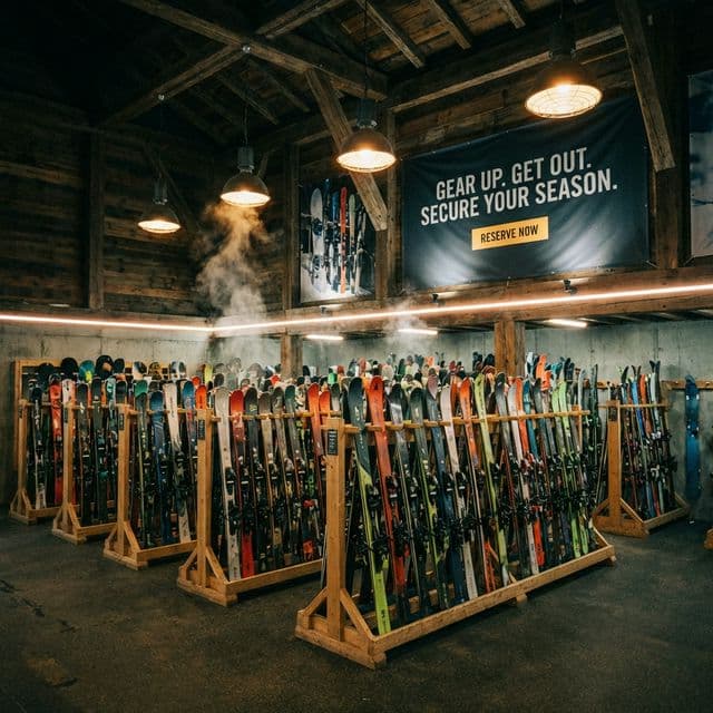 Ski storage
